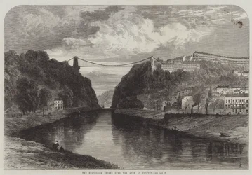 Die Hängebrücke über den Avon bei Clifton
